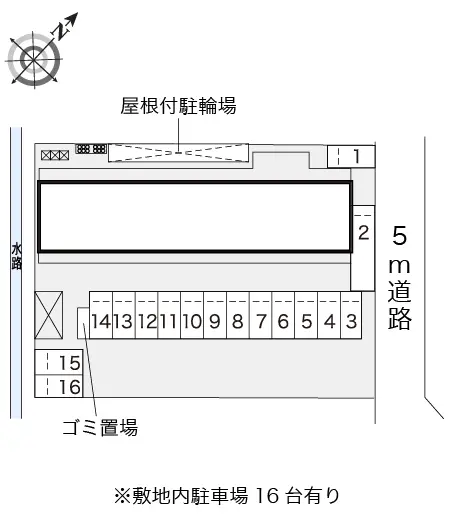 ★手数料０円★岸和田市加守町　月極駐車場（LP）